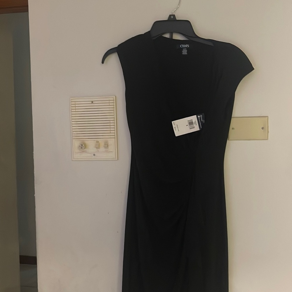 Chaps black dress. Smalll. New.